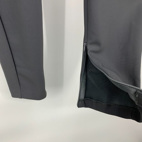 Zara Pants Technical Leggings High Waist Gray Skinny Zip Ankle - Picture 6 of 9
